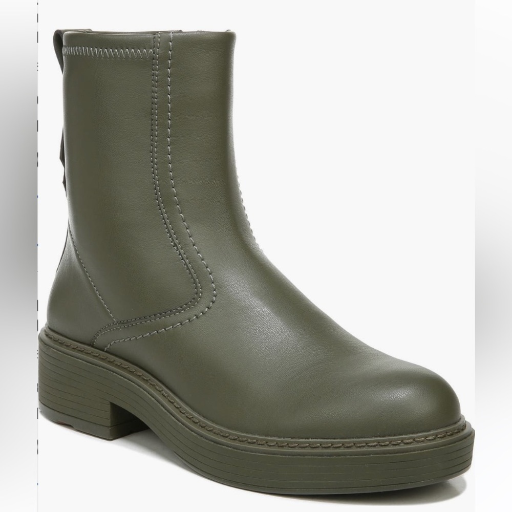 Franco Sarto Olive Green Karbon Ankle Boots